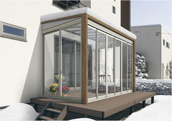 積雪地域型の施工例