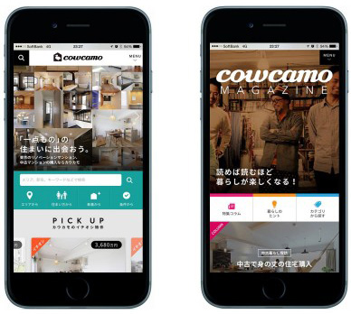 「cowcamo（カウカモ）」正式リリース　ツクルバ