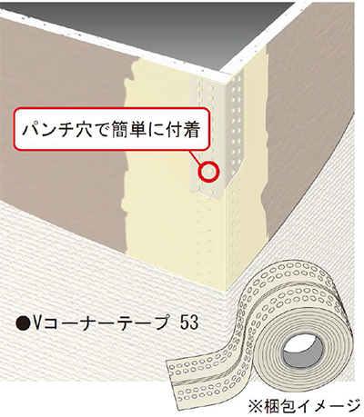 コーナー補強材「Vコーナー」シリーズ