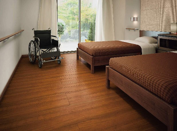 大建工業　高齢者配慮床材「おもいやりフロアIV-VS」