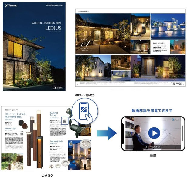 タカショー　「Garden Lighting LEDIUS」2021年度版