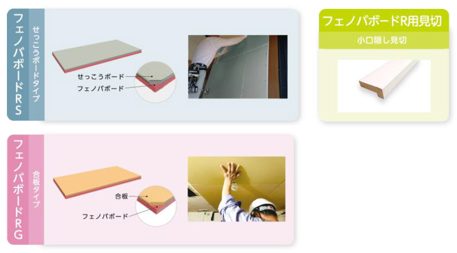 フクビ化学工業　断熱パネル「フェノバボードR」
