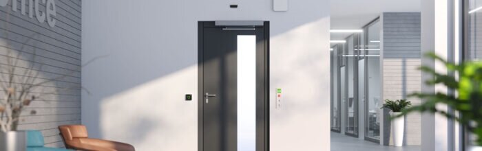 日本自動ドア　「開き戸用スイングオペレーター」