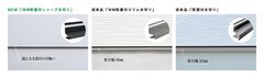 城東テクノ、面をなくしたシャープな水切り