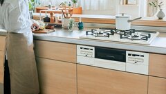 リンナイ、人気のテーブルコンロがビルトインに