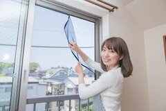 セイキ総業、ネットだけを外せる網戸