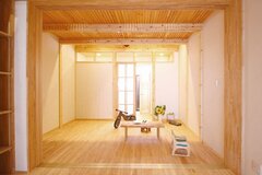 笑緒一、天然素材を使用した多機能壁材
