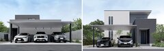 三協立山・三協アルミ、アルミカーポート3台まで駐車可能に
