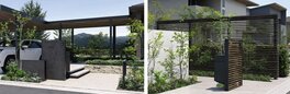 三協立山・三協アルミ社、簡単施工の宅配ボックス付き門袖