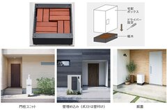 ナスタ、簡単施工の宅配ボックス