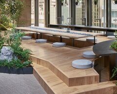 朝日ウッドテック、国産材の土足用フローリング