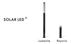 フクビ化学工業、スリム形状のソーラーLED屋外照明灯