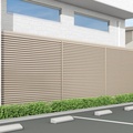四国化成建材、開口率50％以上のルーバーフェンス
