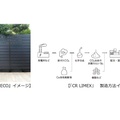 タカショー、低炭素素材配合のフェンス