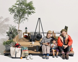 LIXIL、レイアウトフリーのウッドデッキ