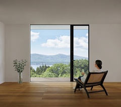 LIXIL、テラスドアとFIX窓をセットにしたパノラマドア