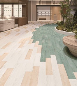 シンコール、複層ビニル床タイルの総合カタログ