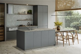 ミラタップ、横幅のミリ単位オーダーが可能なキッチン