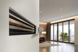  KAMIYA、通気機能付きルーバードア