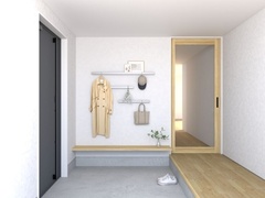 アルメタックス、石膏釘で設置可能な長押