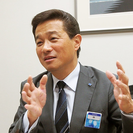 TOTO　執行役員 レストルーム事業部次長　林 良祐氏