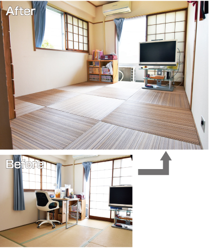 賃貸を「キツタカ」風和室でリニューアル