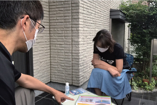 NEXTAGE GROUP　家の外で「アウトドア相談」