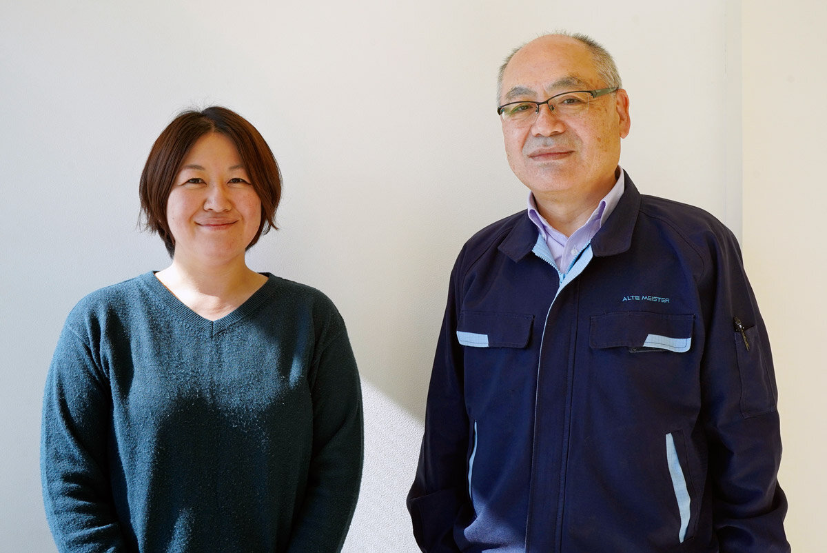 保志　リメイク事業部の横山二郎顧問と広報の鈴木藍氏