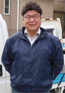 関川商店　 平山 陽道 課長