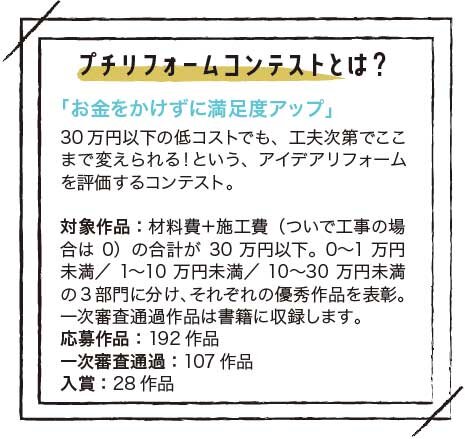 プチリフォームコンテストとは？