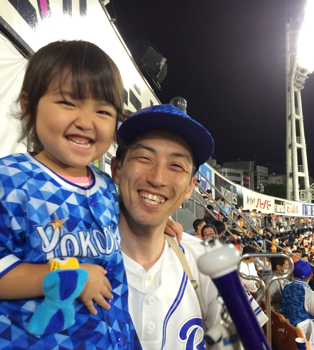 横浜ベイスターズのファンで家族で応援に行くことも多い