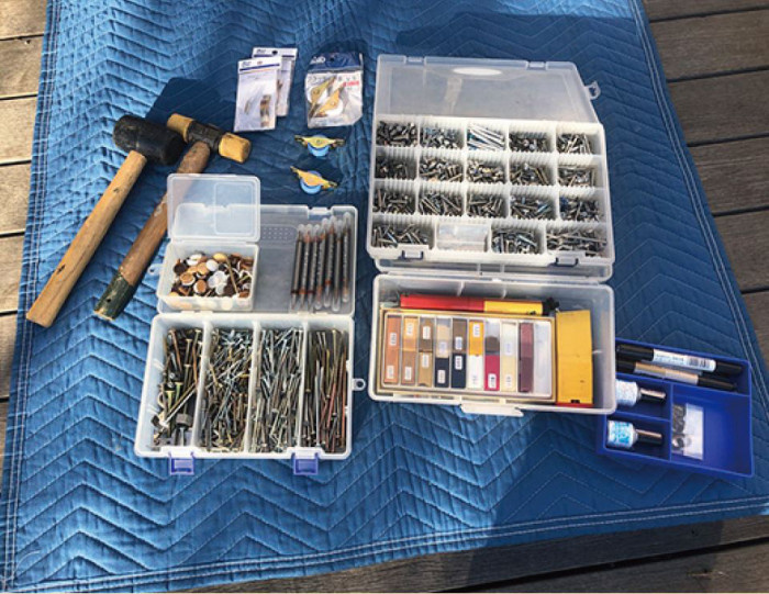 フィディア　浦木さんがいつも車に積んでいる「七つ道具」