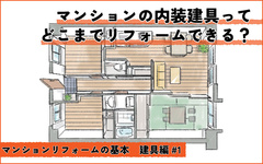 マンションの建具リフォーム　玄関、襖、内装扉...どんな工事までできる？