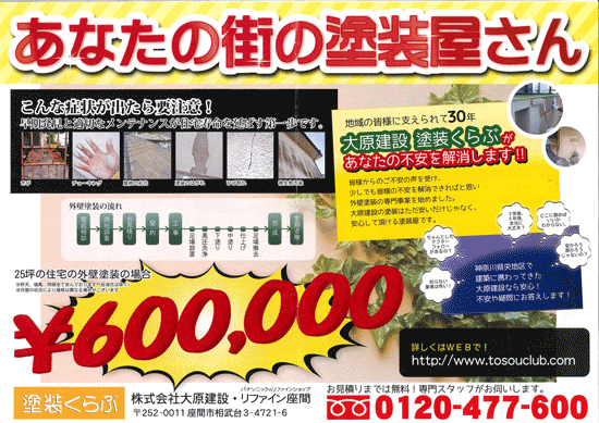 月4万部の折り込みチラシを8万部に
