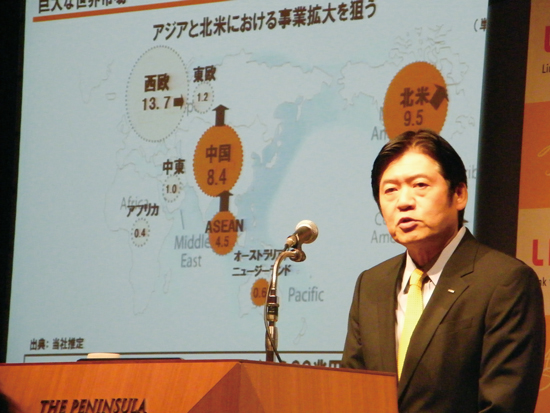 「ASBブランドの再生構築を」と藤森社長