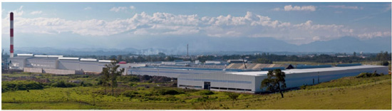 ブラジルサンパウロ市の新工場