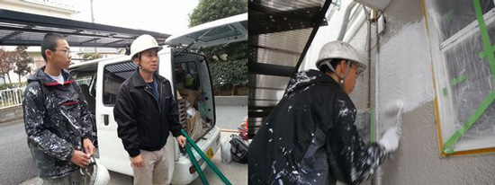 2日間で調査や塗装作業を体験