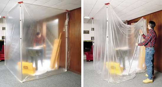 【図4】簡易養生システム「ZIPWALL」