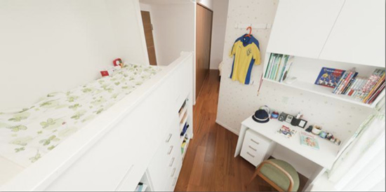子供部屋に2段ベッドを施工