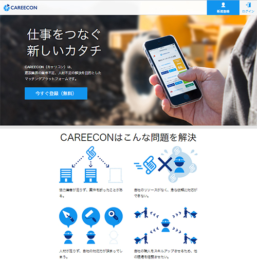新サイト「CAREECON」