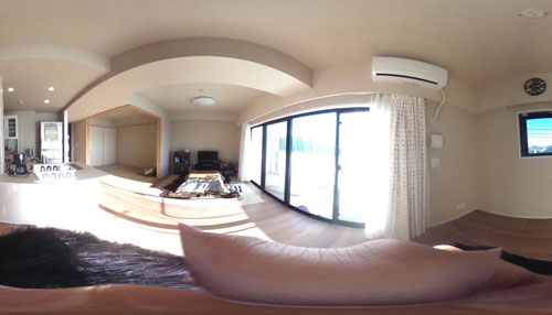 360度カメラで内覧