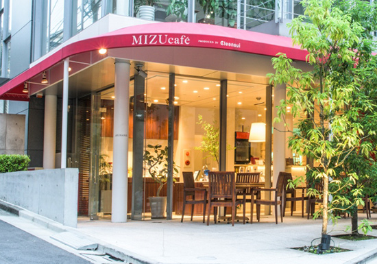 MIZU caféの外観