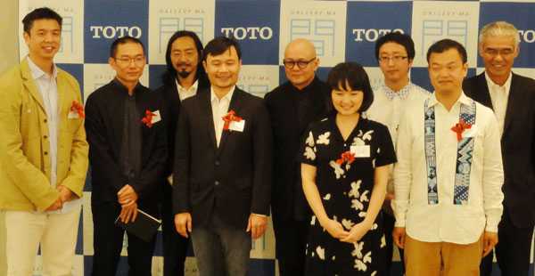TOTO　30周年記念展では、アジア各国から5組の若手建築家を招請