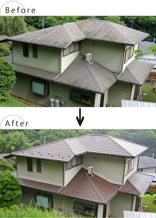福泉工業　葺き替えより短工期・低コストで、新しい屋根になるのがカバー工法