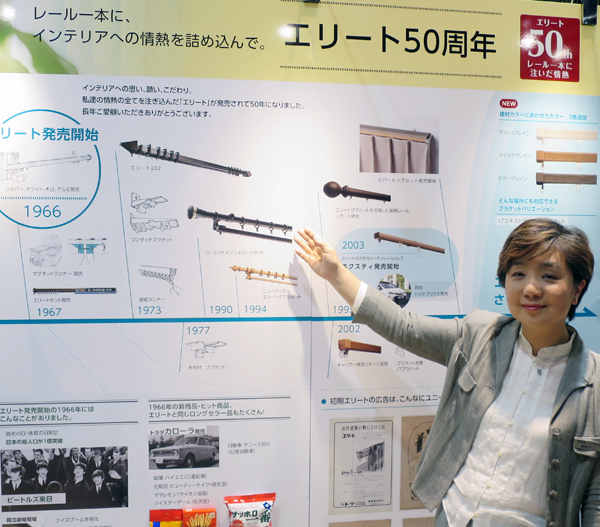 トーソー　「エリート」発売50周年展示