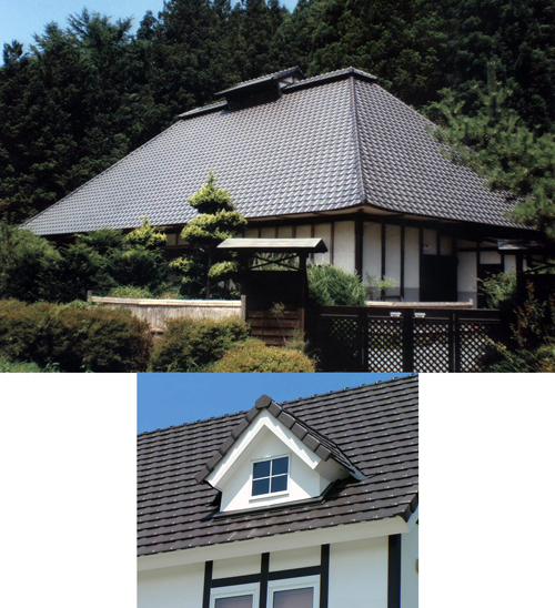 鶴弥　住宅に存在感を与えるのも瓦の魅力だ