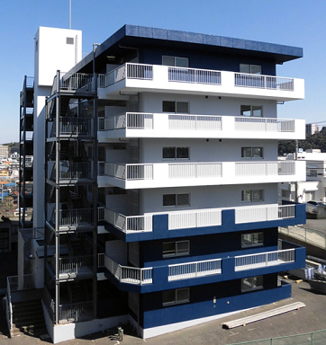 クラウド　2月に施工した神奈川県のマンション
