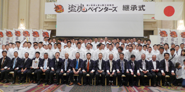 塗魂ペインターズ　東京・お台場で継承式