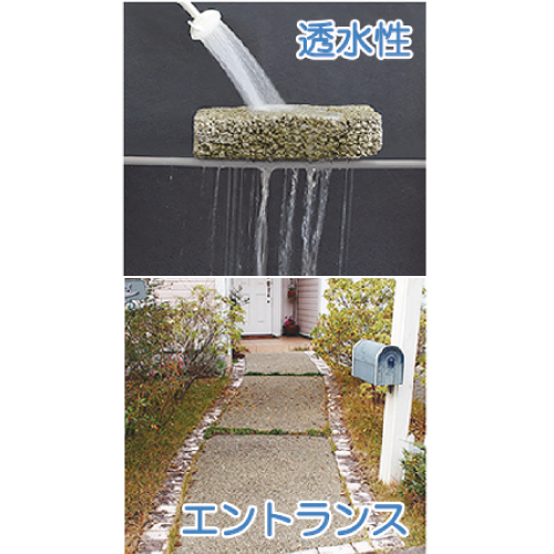 テクノテック　透水性があり水はけよく樹木を痛めない