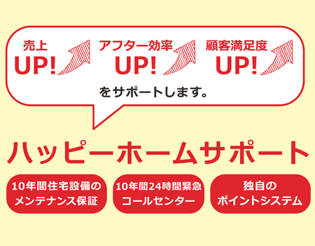e-ハウスプロジェクト　3つのサポート